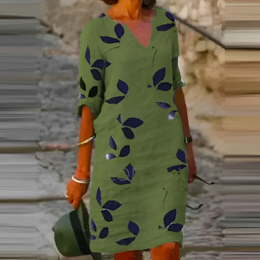 Palomina | Mini vestido de verano para mujer con cuello en V y diseño boho | Fresco