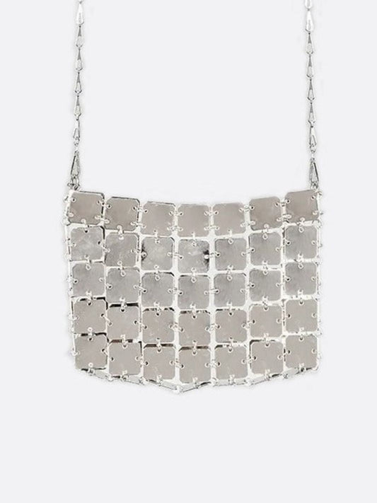 Bolso metálico dorado - Mónica