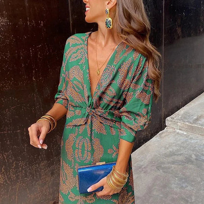 Vestido Felisa - Estampado Vintage