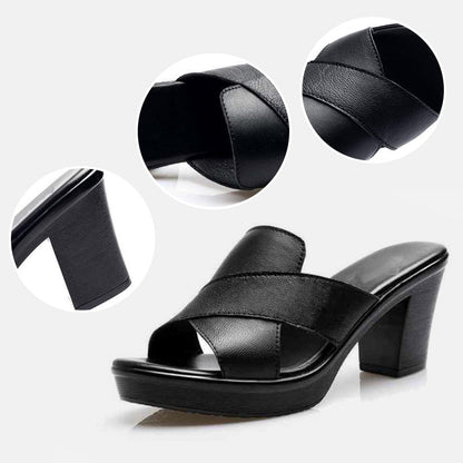 Sandalias de mujer con tacón ancho | Darcy