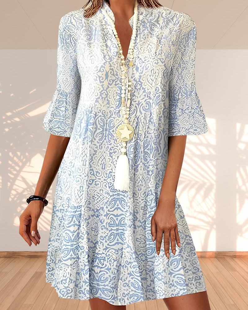 Calindra | Vestido mini de manga corta para mujer | Veraniego