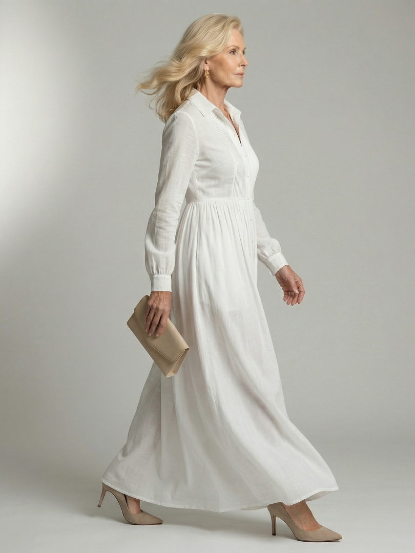 Estela | Vestido largo vaporoso