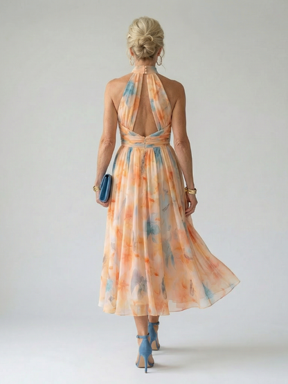 Lucia | Vestido midi halter