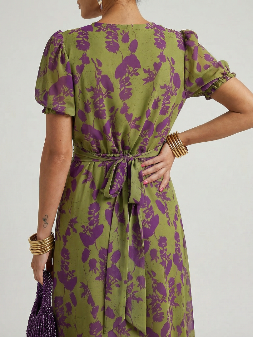 Fernanda | Vestido midi floral