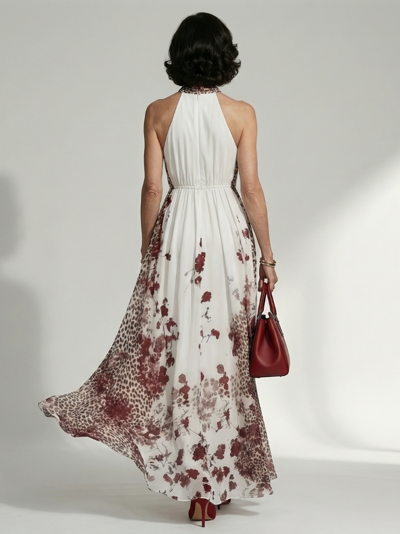 Alejandra | Vestido largo plisado