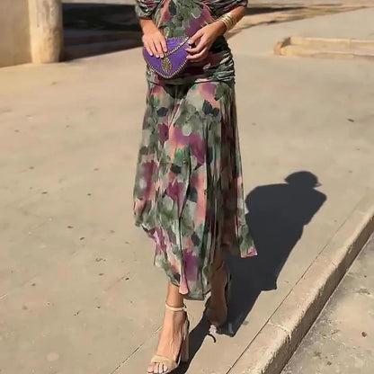 Malvina - Vestido gasa floral