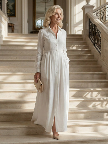 Estela | Vestido largo vaporoso