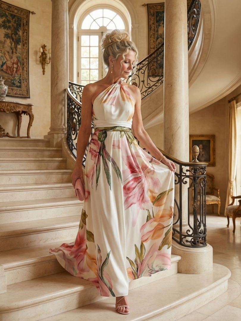 Emilia | Vestido largo floral
