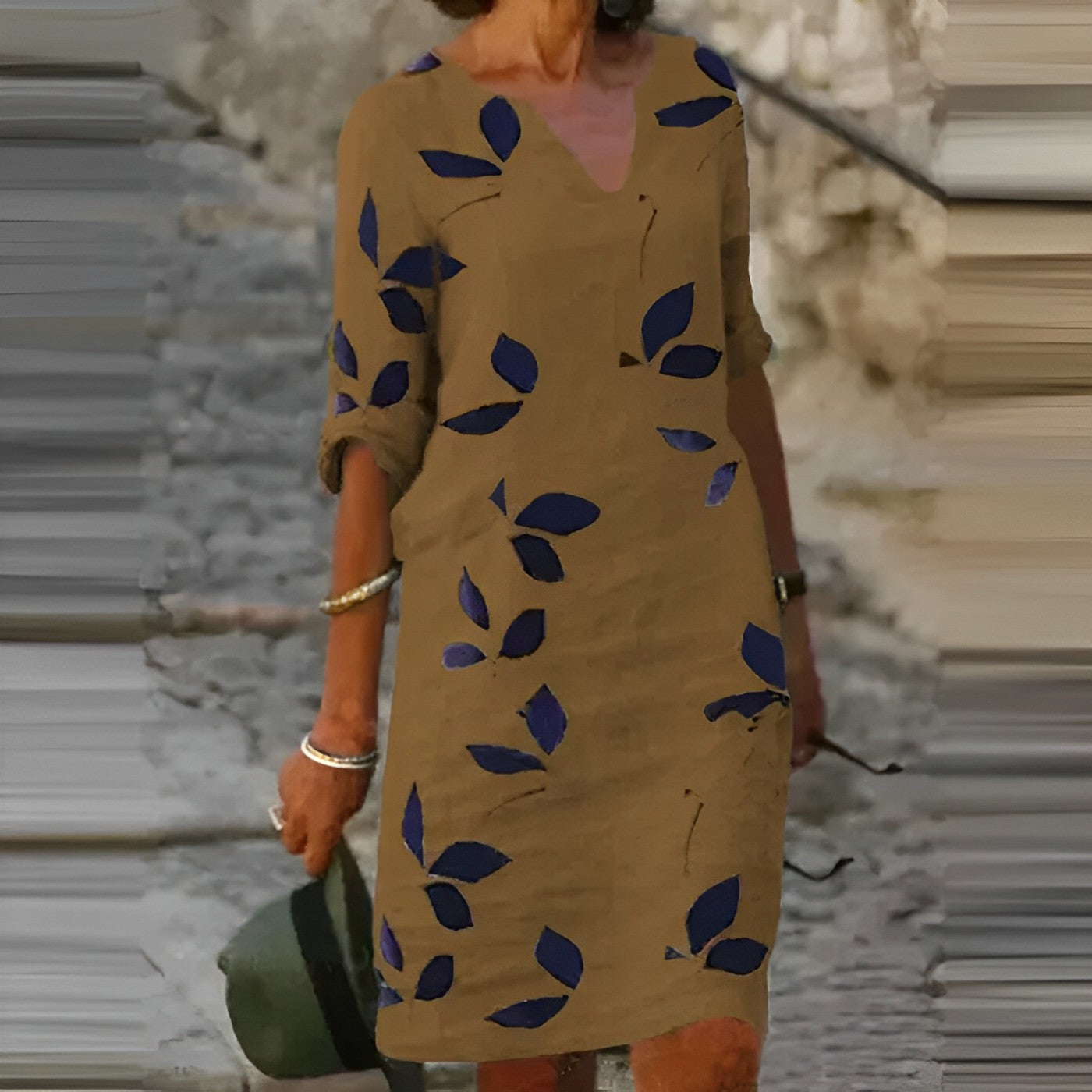 Palomina | Mini vestido de verano para mujer con cuello en V y diseño boho | Fresco
