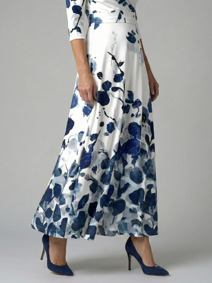 Andrea | Vestido Midi con Escote Cruzado