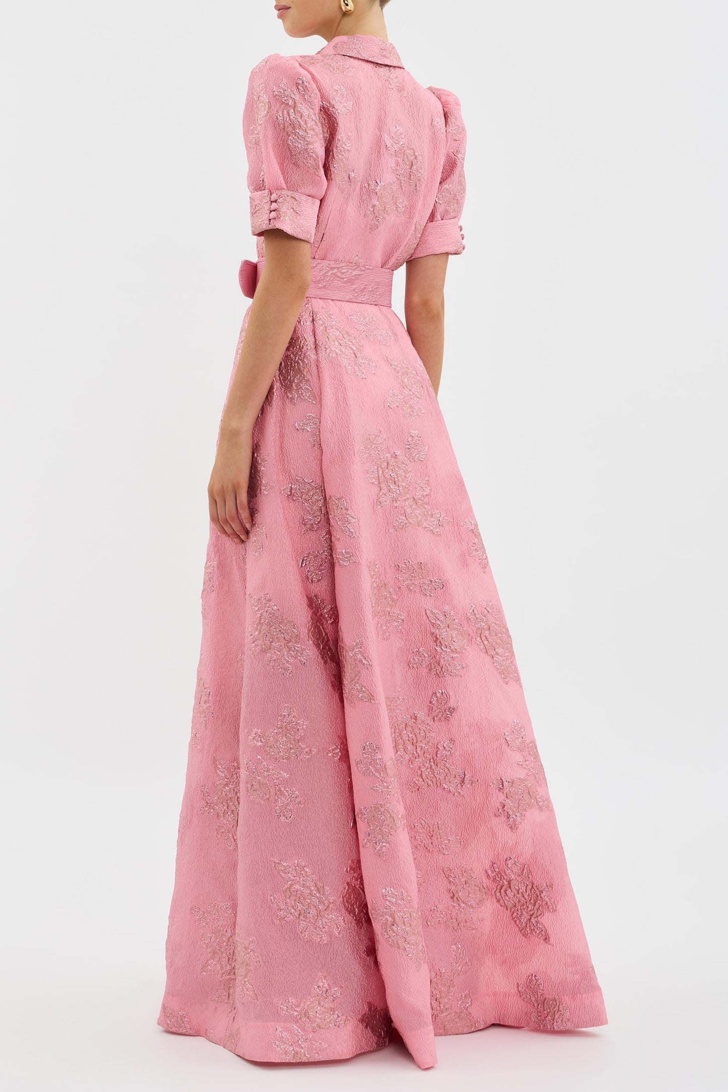 Aria | Vestido con mangas cortas abullonadas