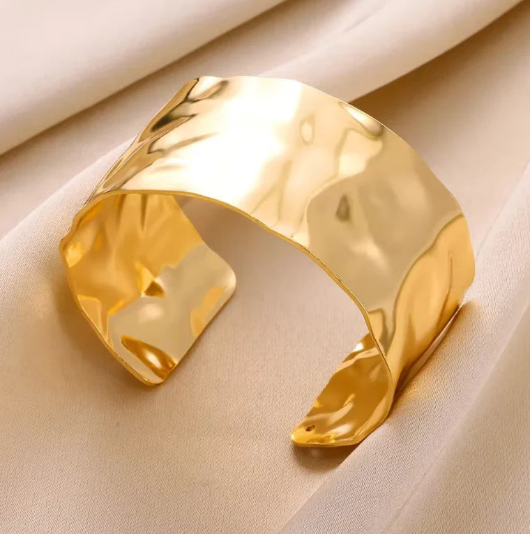 Brazalete lujo dorado- Aluxer