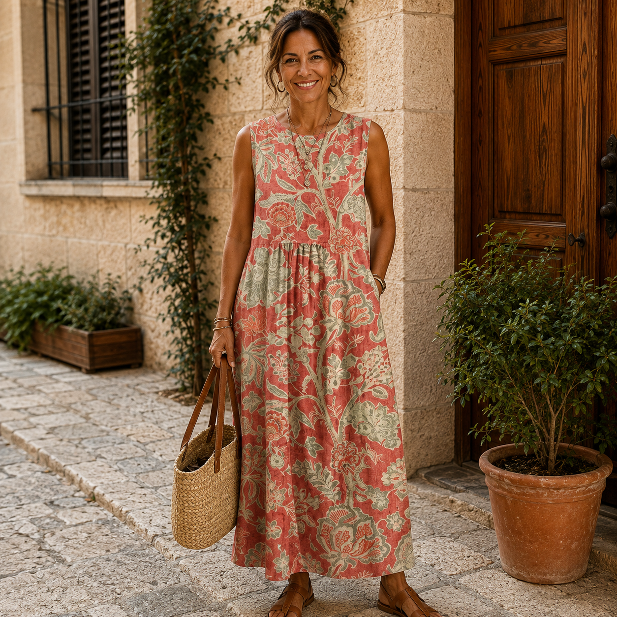 Vestido midi diario Alba