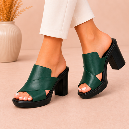 Sandalias de mujer con tacón ancho | Darcy