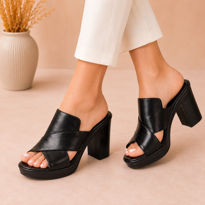 Sandalias de mujer con tacón ancho | Darcy
