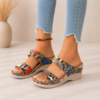 Sandalias Leopardo de Suela Suave