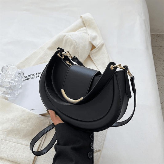 Mi | Bolso bandolera media luna con cadena