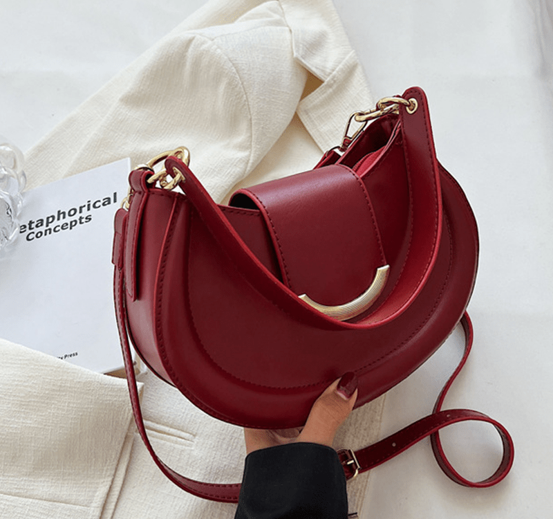 Mi | Bolso bandolera media luna con cadena