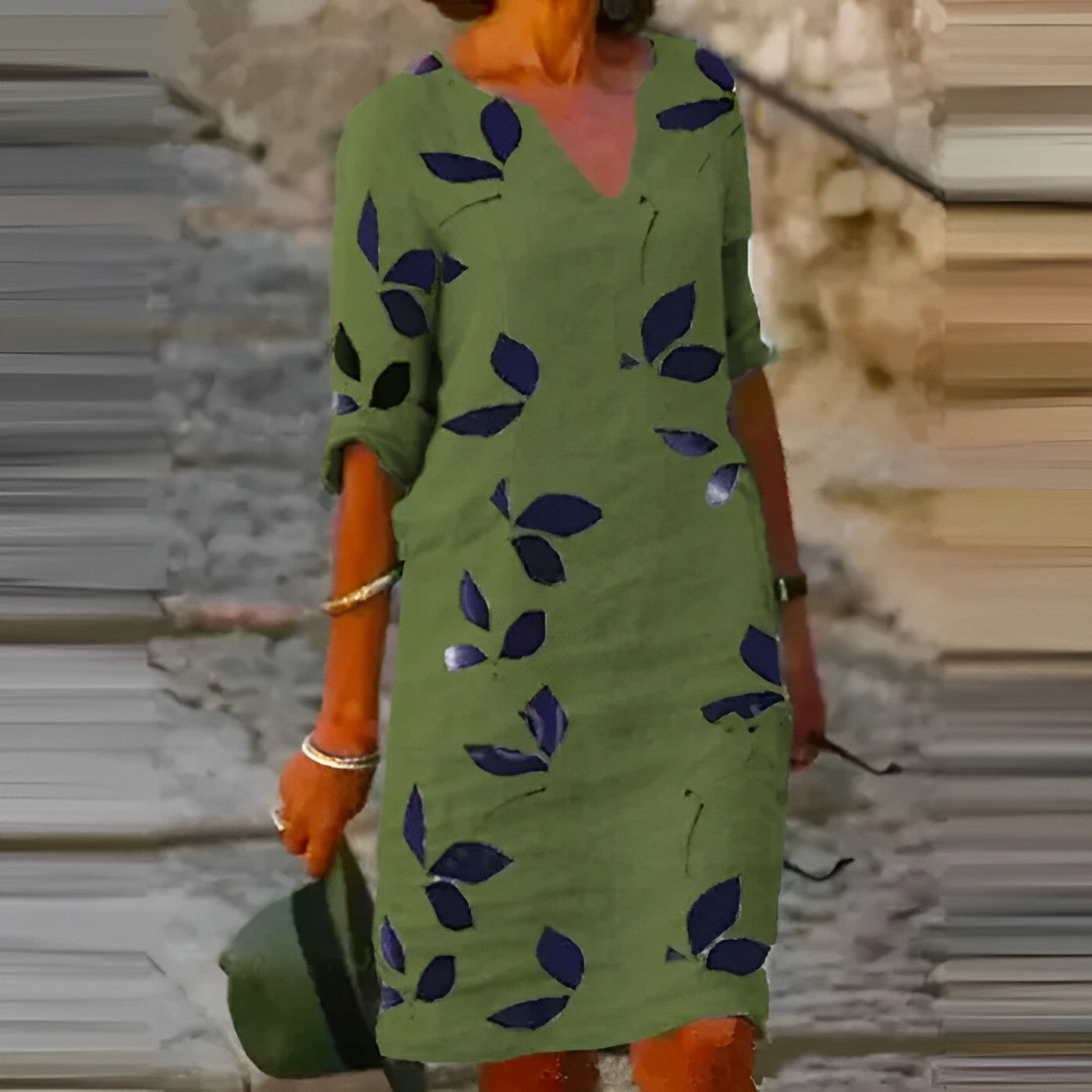Palomina | Mini vestido de verano para mujer con cuello en V y diseño boho | Fresco