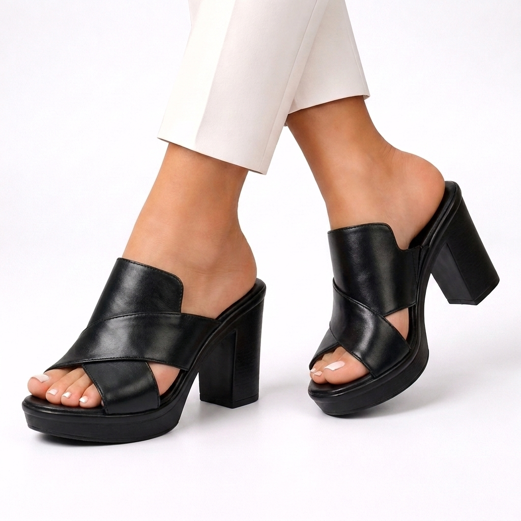 Sandalias de mujer con tacón ancho | Darcy