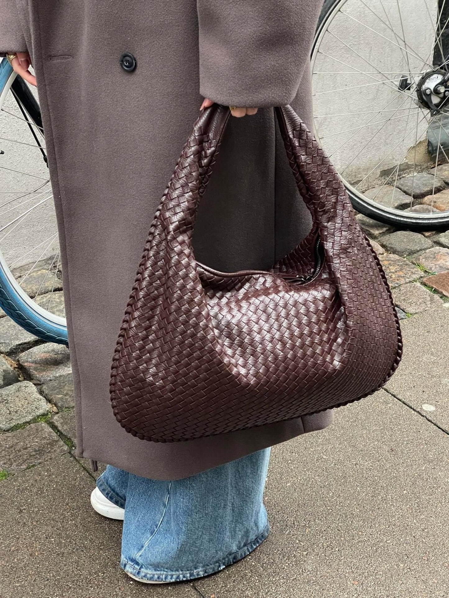 Bolso Hobo Piper Trenzado – Bolso Grande
