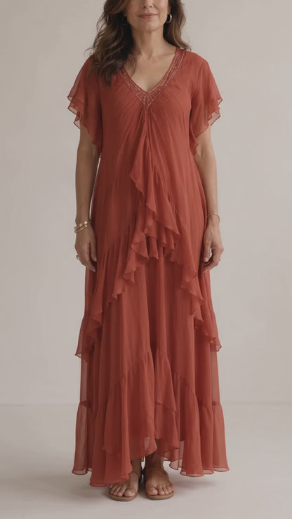 Vestido de gasa para evento - Venecia