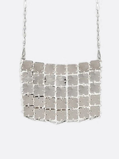 Bolso metálico dorado - Mónica