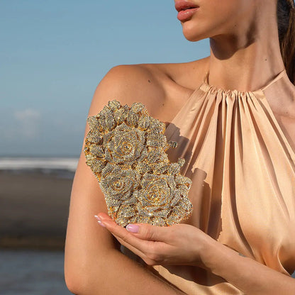 Clutch de Cristales - Rosa eterna