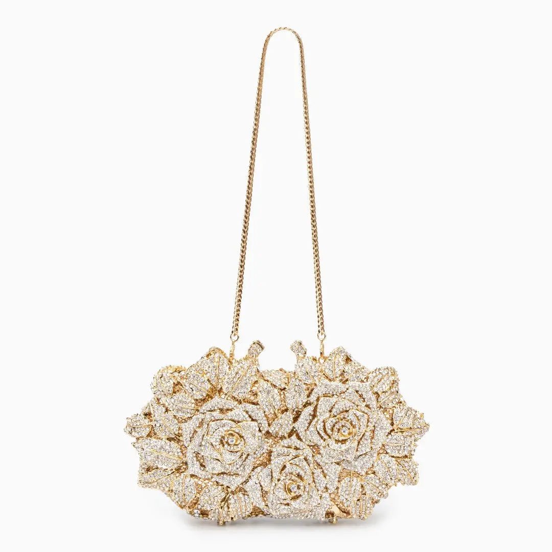 Clutch de Cristales - Rosa eterna