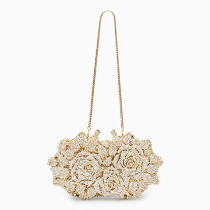 Clutch de Cristales - Rosa eterna