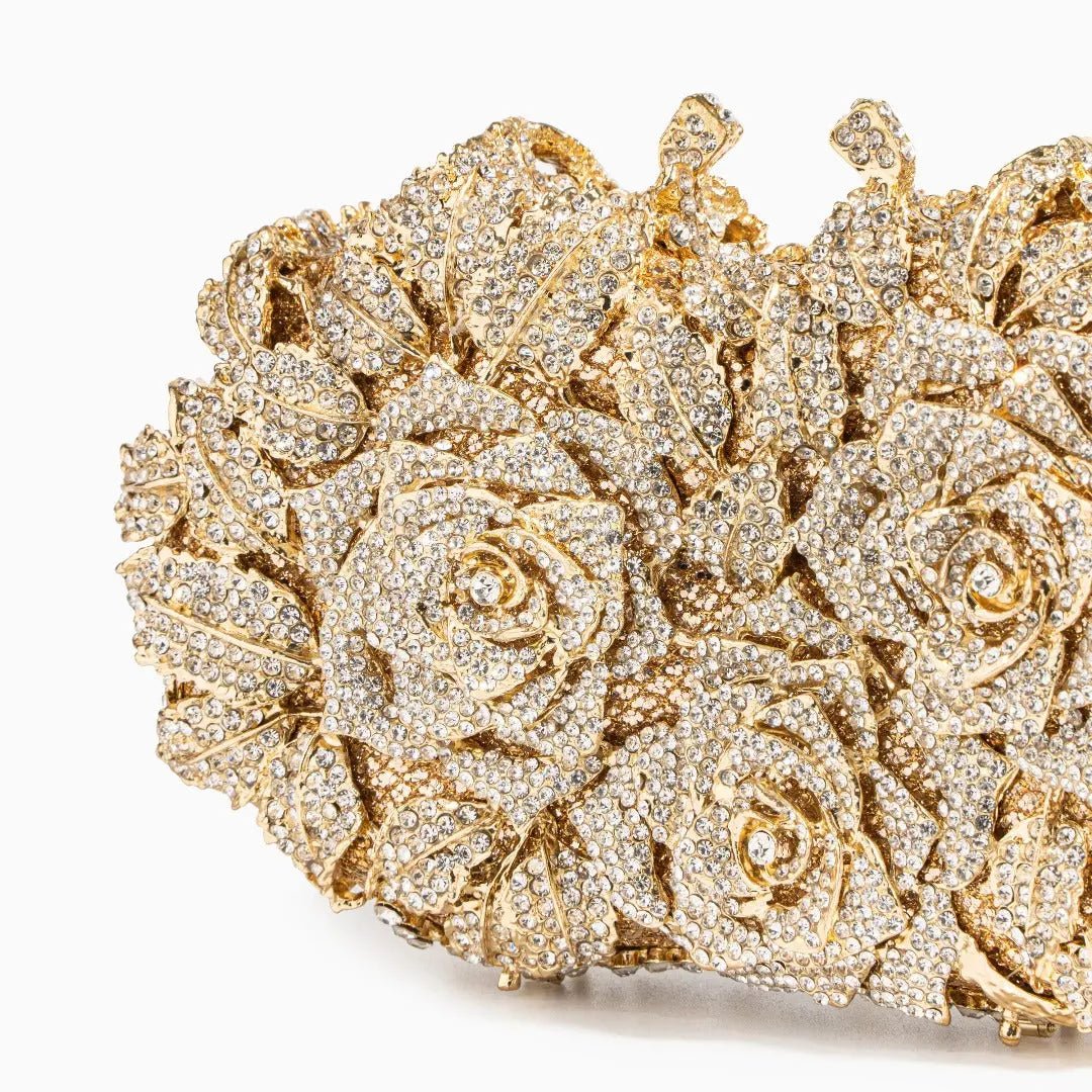 Clutch de Cristales - Rosa eterna