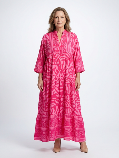 Nayeli - Vestido medio con botones