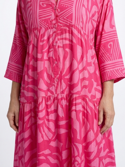Nayeli - Vestido medio con botones
