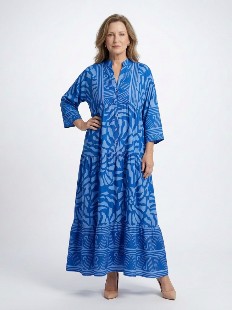 Nayeli - Vestido medio con botones