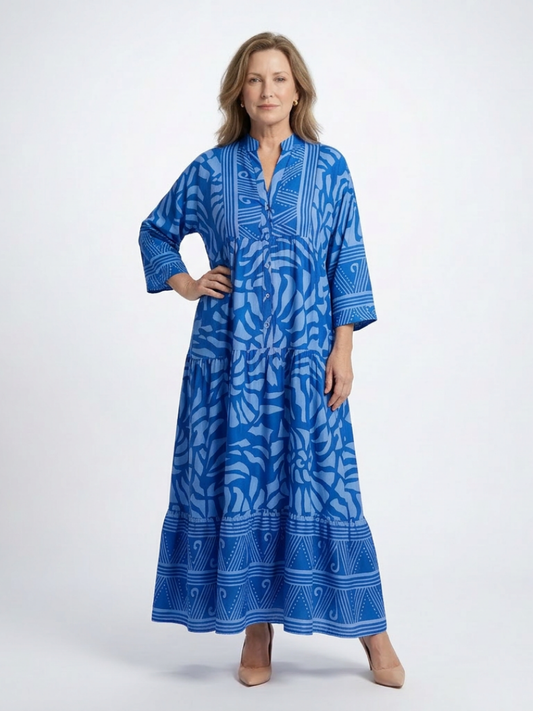 Nayeli - Vestido medio con botones