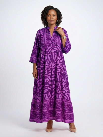 Nayeli - Vestido medio con botones